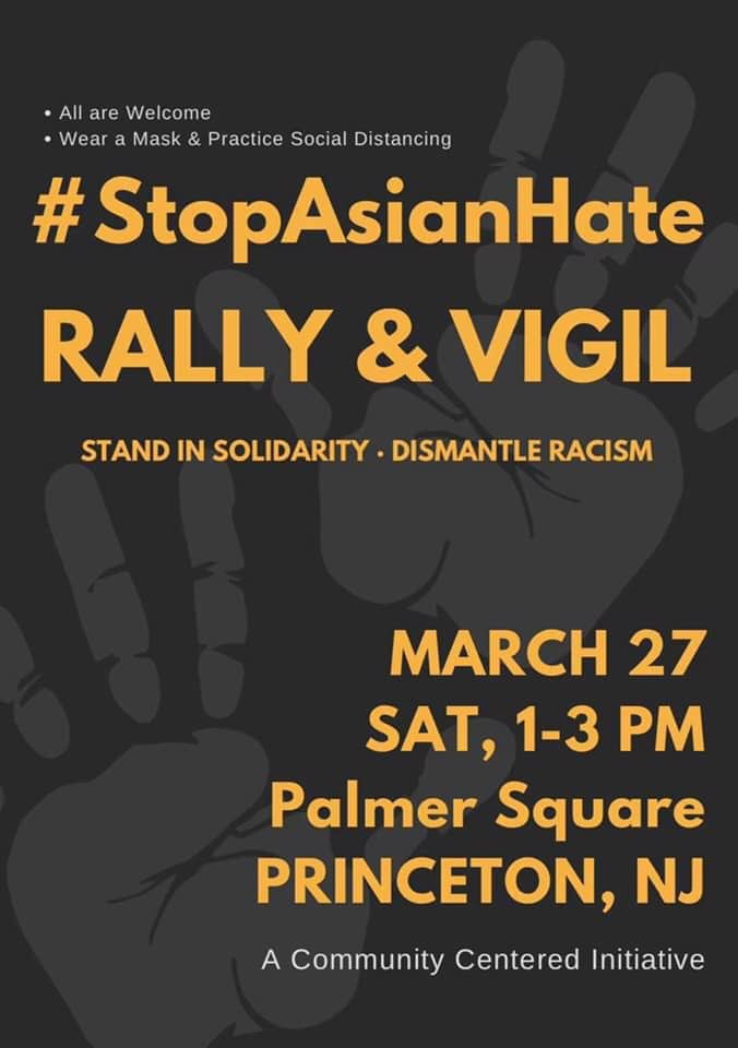 2021 Stop Asian Hate Rally & Vigil Poster