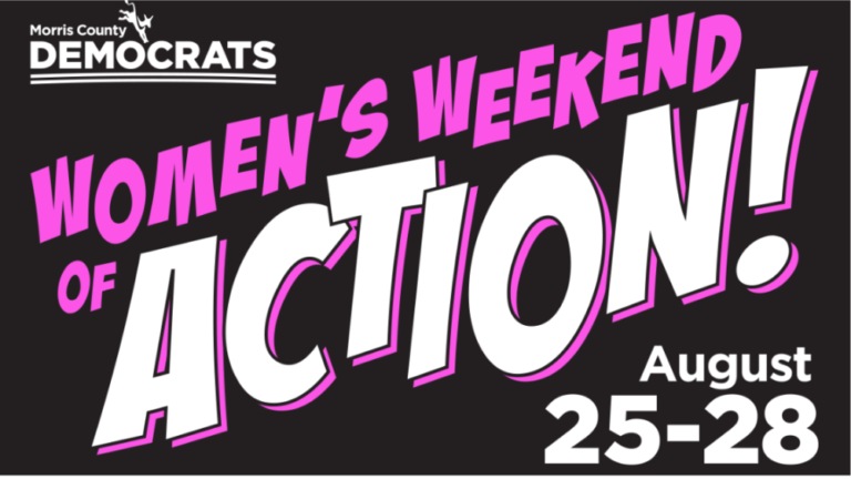 Morris County Democrats’ “Weekend of Action”